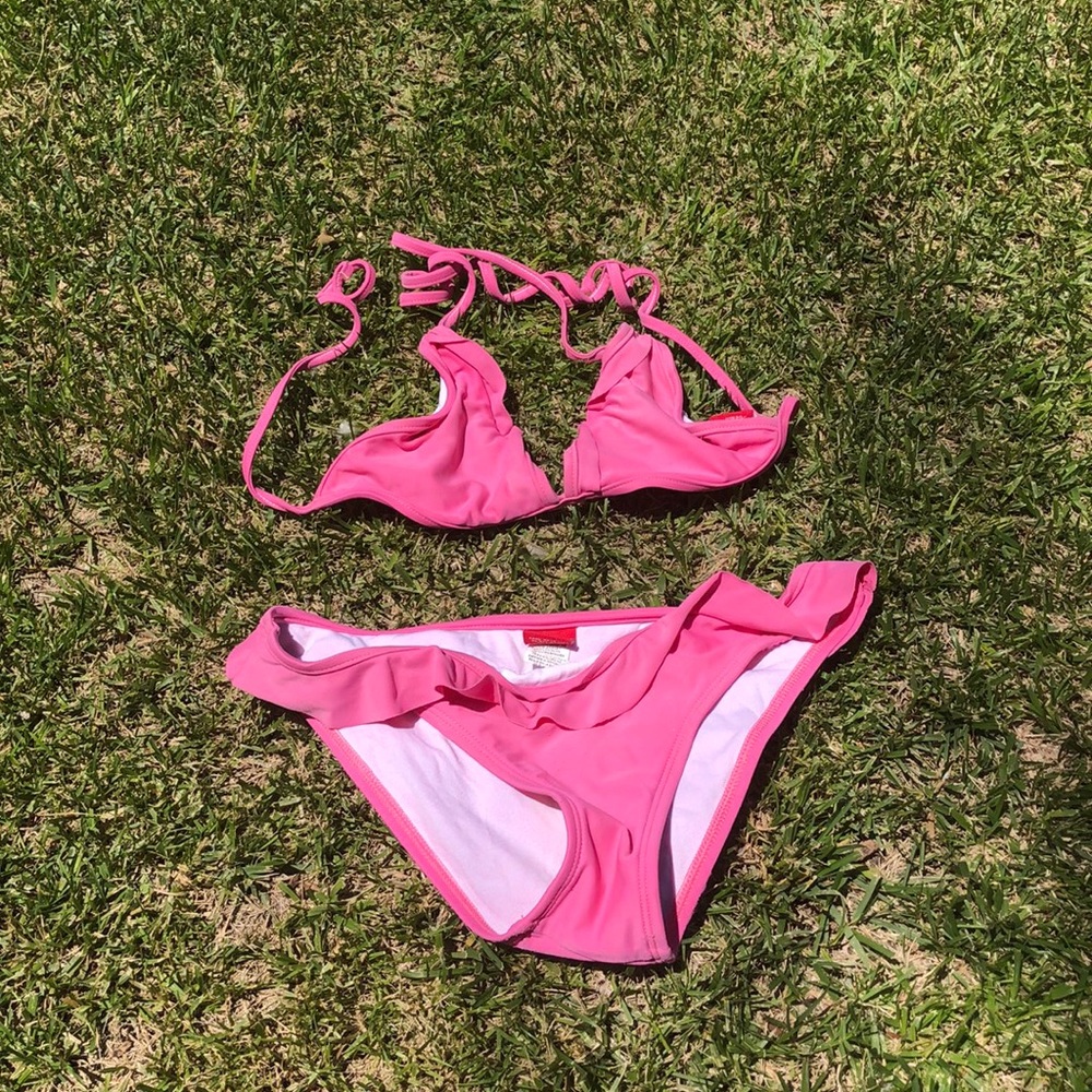 Esprit beach pink bikini👙